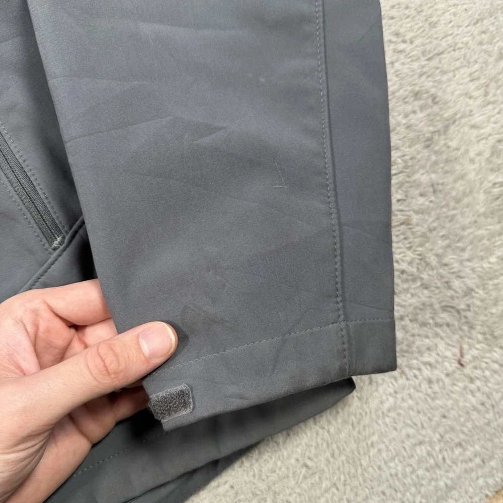 The North Face Jacket Mens 3XL Grey Fleece Full Zip Pocket Long Sleeve Outdoor